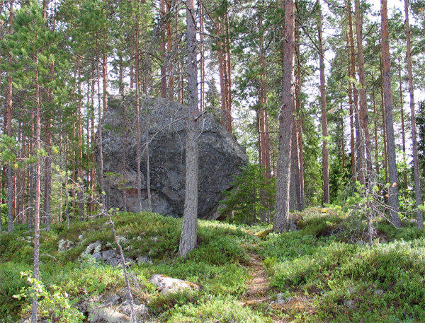 Kalliomaalaus, Jämsä Käpinniemi